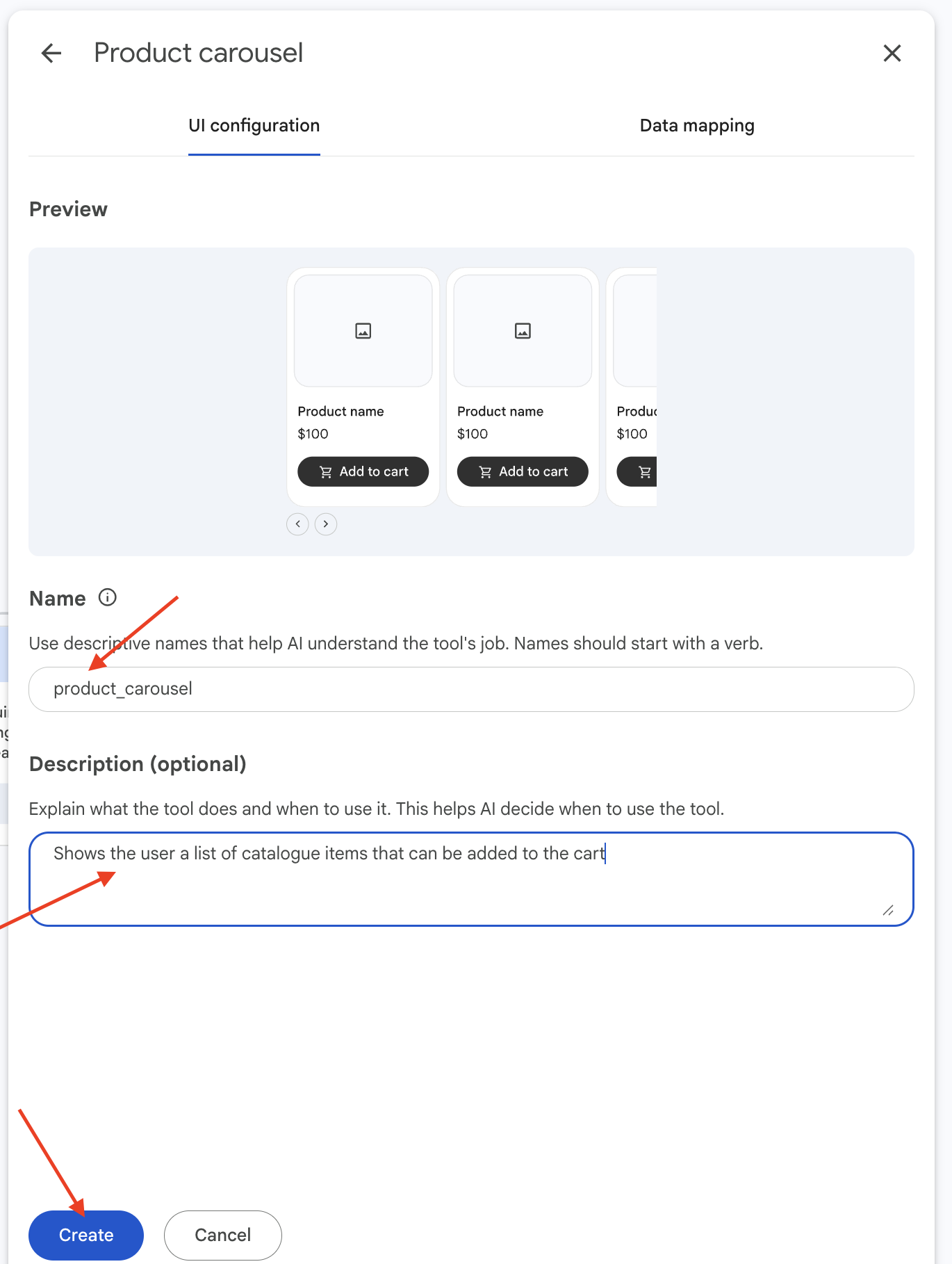 Save product_carousel widget